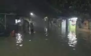 Banjir di Desa Pujon Das Sei-Kapuas Kecamatan Kapuas tengah Kabupaten Kapuas Kalteng