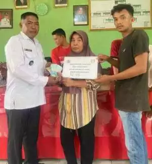 26 KPM Masyarakat Desa Upang Karya Terima BLT-DD Tahap I