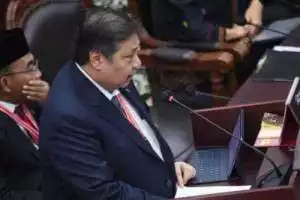Keterangan Menko Perekonomian Airlangga Hartarto dalam Sidang Gugatan Pilpres di MK