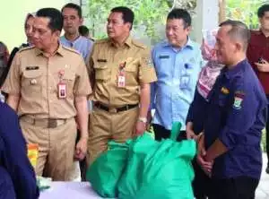 Hadir dalam bazar Ramadhan murah, PERUMDAM TKR Bersama DWP PERUMDAM TKR  Sediakan Sembako Murah