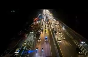 Antisipasi Resiko ''Contraflow'' Malam Hari, Polri Tambah Lampu Penerangan Pembatas