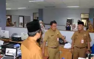 Sidak, Sekda Moch. Maesyal Rasyid: "Kehadiran Pegawai Capai 98 Persen"