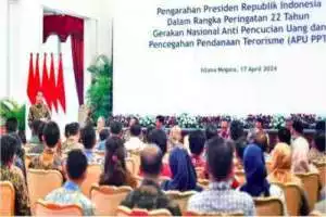  Presiden Jokowi Tegaskan Penanganan TPPU Harus Komprehensif