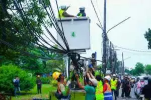 Tindak Tegas, Pilar Gunting Kabel Fiber Optik yang Semrawut
