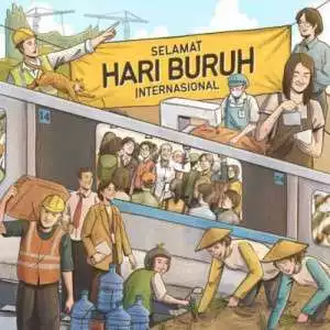 Presiden Jokowi: Buruh adalah pahlawan yang jaga roda perekonomian berputar