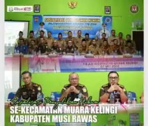 Kades Sekecamatan Kelingi Ikuti Sosialisasi Kesadaran  Hukum Dari Kejaksaan 