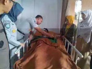Jasa Raharja santuni korban kecelakaan Bus rombongan SMK Lingga Kencana