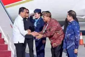 Tiba di Bali, Jokowi awali rangkaian KTT WWF dengan jamuan makan malam