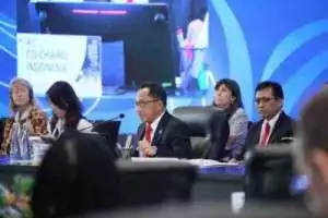 Mendagri memimpin sebagai Chair pada Ministerial Meeting World Water Forum ke- 10 di Bali