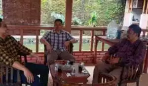 Ketua Harian DPD Golkar Sukabumi, Deni Gunawan dan Ketua Organ Relawan, Okky Djajadipura Minta Relawan Jaga Kesatuan dan Kekompakan