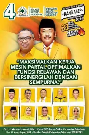 Marwan Hamami Tegaskan Asep Japar telah Tempuh Mekanisme Partai Golkar untuk Pilkada Sukabumi 2024