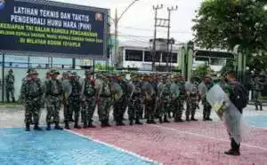 Tingkatkan Kemampuan Prajurit, Kodim 1016/Plk Gelar Latihan PHH