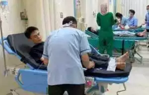 Usai santap makanan di acara syukuran, ratusan warga di Sukabumi keracunan massal