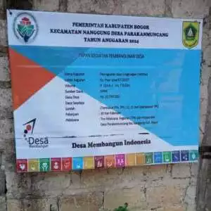Pemdes Parakan Muncang Realisasikan Pembangunan dari Dana Desa TA 2024