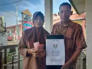 Pemerintah Desa Muara Telang Salurkan BLT DD Langsung Tunai Tahap 2 periode April- Juni Tahun 2024