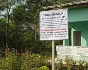 Nama Aliansi Indonesia dicatut dalam plang di Cibeber 1 - Bogor, Ini penjelasannya