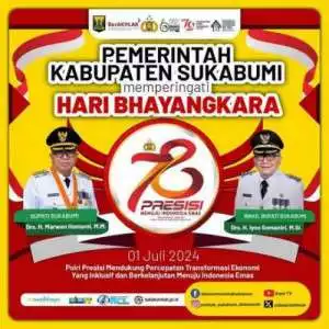 Pemerintah Kabupaten Sukabumi Memperingati Hari Bhayangkara Ke 78