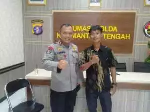 Sambangi Bid Humas Polda, AliansiNews hadir di Provinsi Kalteng