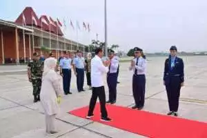 Kunjungan kerja, Presiden Jokowi bertolak ke Sulawesi Selatan
