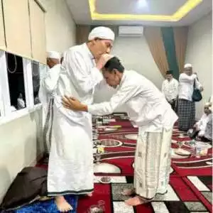 Malam Tahun Baru Islam 1446 H, Calon Bupati Bogor Jaro Ade Silaturahmi ke Ulama dan Kiyai