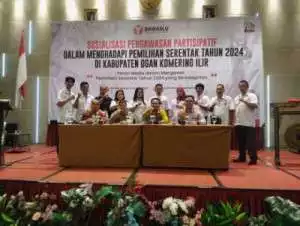 BAWASLU OKI Gelar Sosialisasi Peran Media Dalam Mengawal Pemilihan Serentak