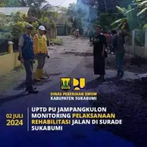 Dinas PU Kab. Sukabumi Muluskan Jalan Alternatif Cibadak - Nagrak