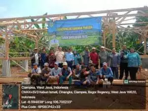Pemdes Cinangka Launching Pembesaran Kambing Program Ketahanan Pangan