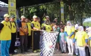 Ratusan Masyarakat Antusias Ikuti Senam Sehat dan Jalan Santai Rangkaian HJKS Ke 154