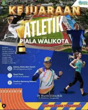 Ayo ikuti  Kejuaraan Atletik Piala Walikota Tangerang 
