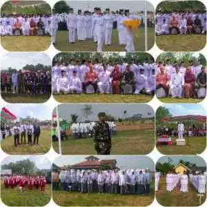 Memperingati hari kemerdekaan Indonesia ke 79 Di Pimpin Langsung Kades Binardi