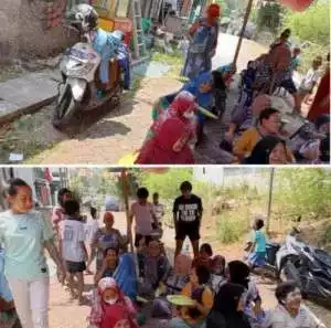 Lomba Estafet Terigu dan Estafet Air Meriahkan HUT RI Ke 79 di Perumahan Periuk Damai Kota Tangerang