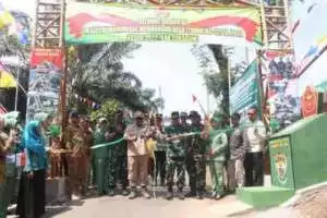 Penutupan TMMD Ke 121, Bupati Sukabumi "Mendukung Percepatan Pembangunan Di Kabupaten Sukabumi"