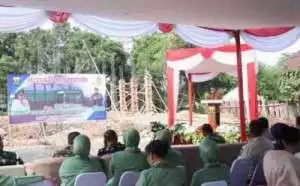 Peletakan Batu Pertama Gedung SUBDENPOM, Bupati Sukabumi "Penunjang Percepatan Pembangunan Daerah"