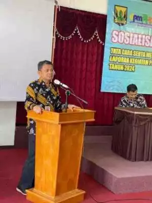 DPMPTSP Kab. Sukabumi Gelar Sosialisasi Tatacara LKPM, H.Ali Iskandar "Dasar Pengambilan Kebijakan Mendukung Investasi"