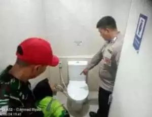 Polsek Tenjo Tindak Lanjut Penyelidikan Terkait Ditemukannya Bayi Di Toilet Staisun Tenjo