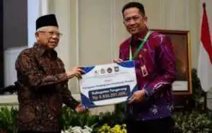Pemkab Tangerang Kembali Raih Penghargaan Insentif Fiskal Kategori PPKE