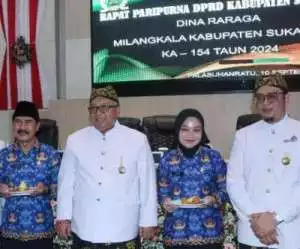 Rapat Paripurna DPRD Agenda Milangkala Kabupaten Sukabumi ke 154 Tahun