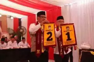 Pengundian dan Penetapan Nomor Urut Paslon Bupati dan Wakil Bupati Sukabumi 2024, Ini Hasilnya