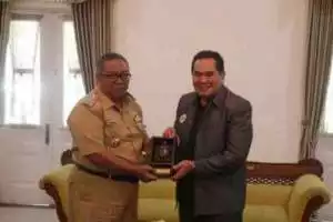 Bupati Sukabumi H.Marwan Hamami Terima Kunjungan Direktur Eksekutif APKASI Bersama Internasional Bussiness Association