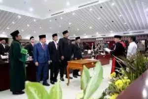 Resmi, 4 Pimpinan Legislatif Kota Tangerang dilantik, 1 Diantaranya pernah jadi Pimpinan Legislatif