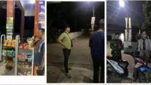 Polsek Cibinong CEk Lokasi TKP Adanya Pencurian Helm Diduga Dua Orang Pelajar Dan Tinggalkan Motornya