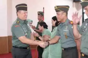 Dandim 0418/Palembang Pimpin Korp Raport Jabatan Danramil Dan Perwira Kodim 0418/Palembang