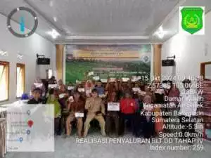 Pemdes Damar Wulan salurkan BLT_DD Tahap Akhir 2024.