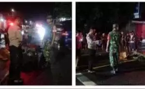 Polsek Cibinong Dan Unit  SAR Reskrim Polres Bogor Tindak Lanjuti Video Berita Viral Adanya Aksi Tawuran Simpang PDAM Cibinong Akibatkan 2 Orang Korban.