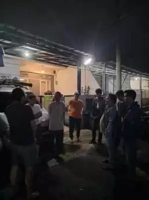 Polsek Ciomas Pendampingan Perkara Pencurian Besi Gorong - Gorong Di Perum Ciomas Hills.