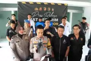 Akhir Pengungkapan Polres Bogor Perkara Pembunuhan Berencana, Dua Pelaku Berhasil Diamankan Satu Dari Otak Pelaku Bunuh Diri.