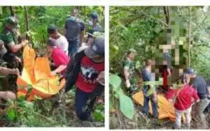 Polsek Cijeruk Bersama Instansi Terkait Olah TKP Terkait Ditemukannya Pria Diduga Depresi Mengakhiri Hidupnya Gantung Diri.