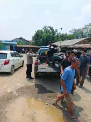 Polsek Jonggol Tindak Lanjuti Berita Viral Adanya Tindakan Pemukulan.