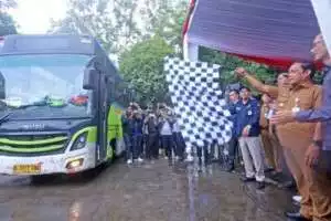  Sosialisasi Pilkada , 30 Unit Bus Tayo dan 33 Armada Angkot Si Benteng akan diterjunkan untuk Suport KPU