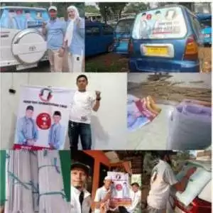 Warga Parung Panjang Dukung Rudy-Jaro Ade Menang Pilbup Bogor.